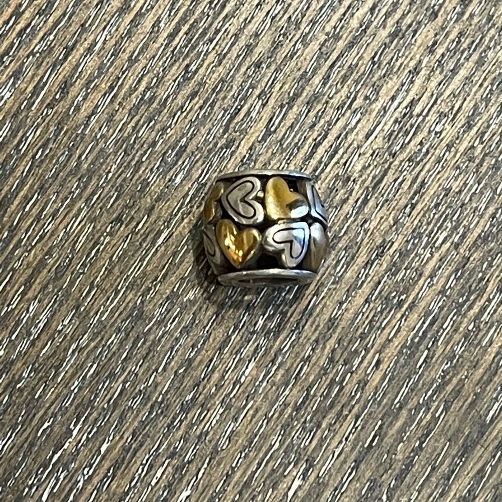 COPY - Brighton Black Charm With Silver And Gold Hearts💛🤍 - Picture 3 of 7